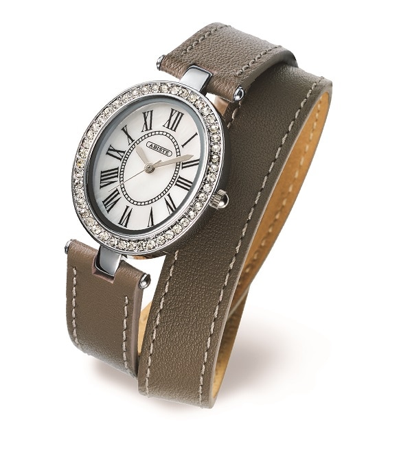 【ご搭乗のお客さま限定/機内で発売中】アビステ 2重巻きベルト時計 トープ