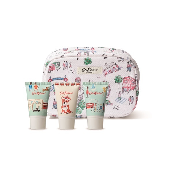 【ご搭乗のお客さま限定】キャスキッドソン ハンドクリームトリオ ＆ ポーチセット