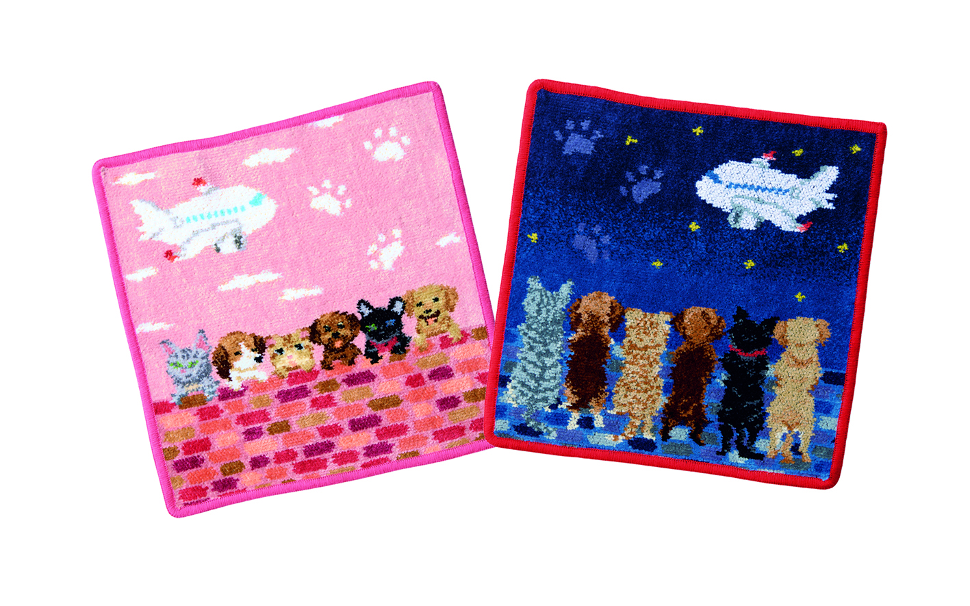 【ご搭乗のお客さま限定/機内で販売中】フェイラー ピーピング リトル スカイ JALオリジナルハンカチセット