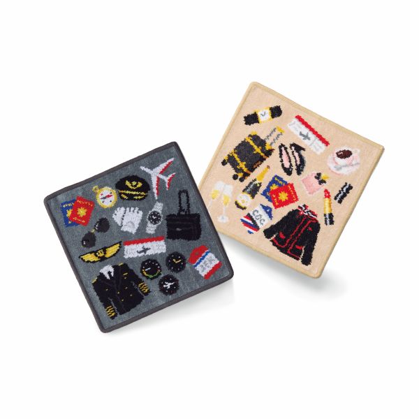 【ご搭乗のお客さま限定】フェイラー JAL モチーフ ハンカチセット