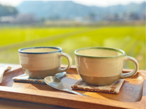 スープカップ＆コースターセット「空と森 - IZUMO - 」