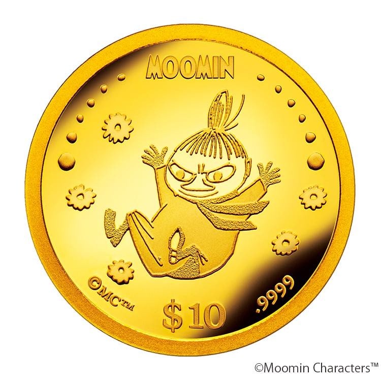 リトルミイ 純金コインの宝飾ペンダント