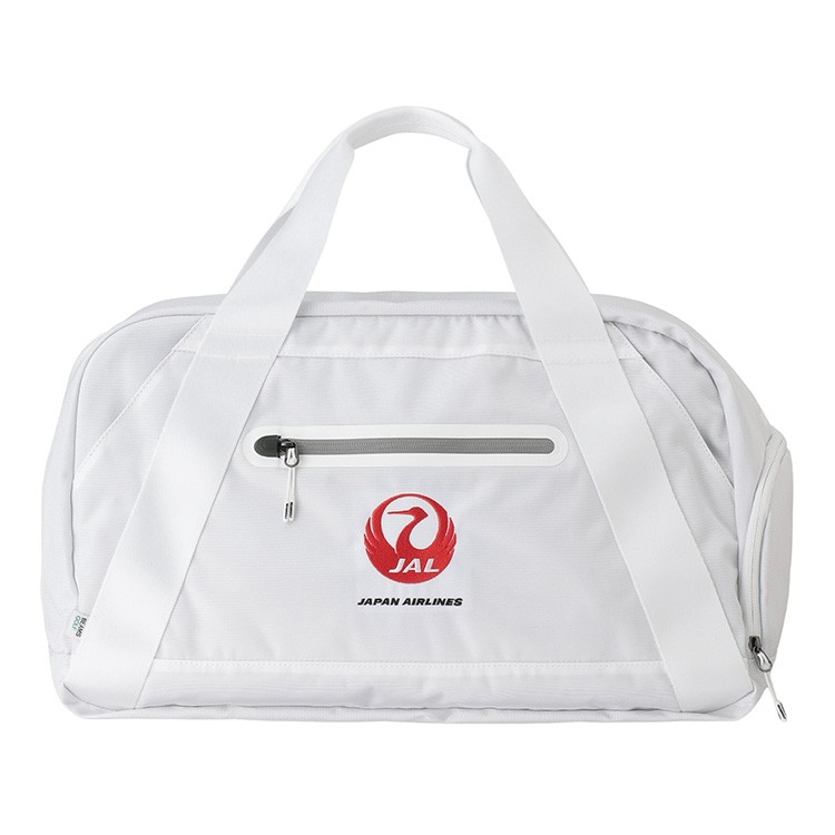 BEAMS GOLF] JALオリジナル ボストンバッグ＆カートバッグ(ホワイト