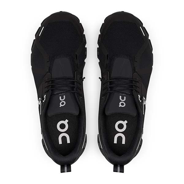 ONクラウド5 オールブラック 24.0cm ウォータープルーフ(防水）靴