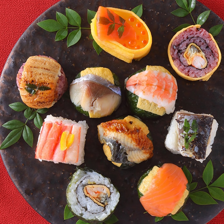 あでやか手鞠わさび葉寿し20個