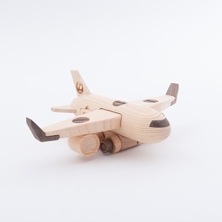 飛行機　木製ひこうきセット JAL