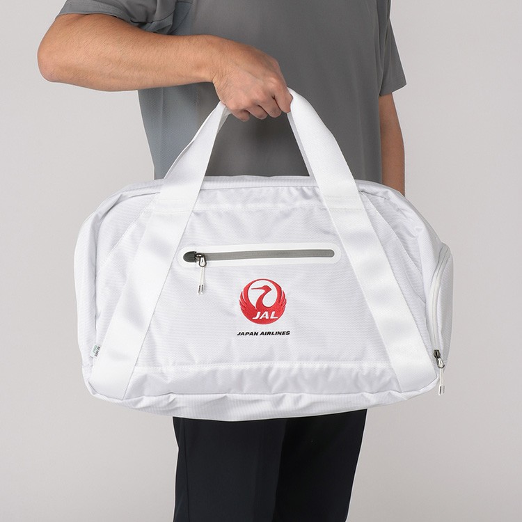 BEAMS GOLF] JALオリジナル ボストンバッグ＆カートバッグ(ホワイト