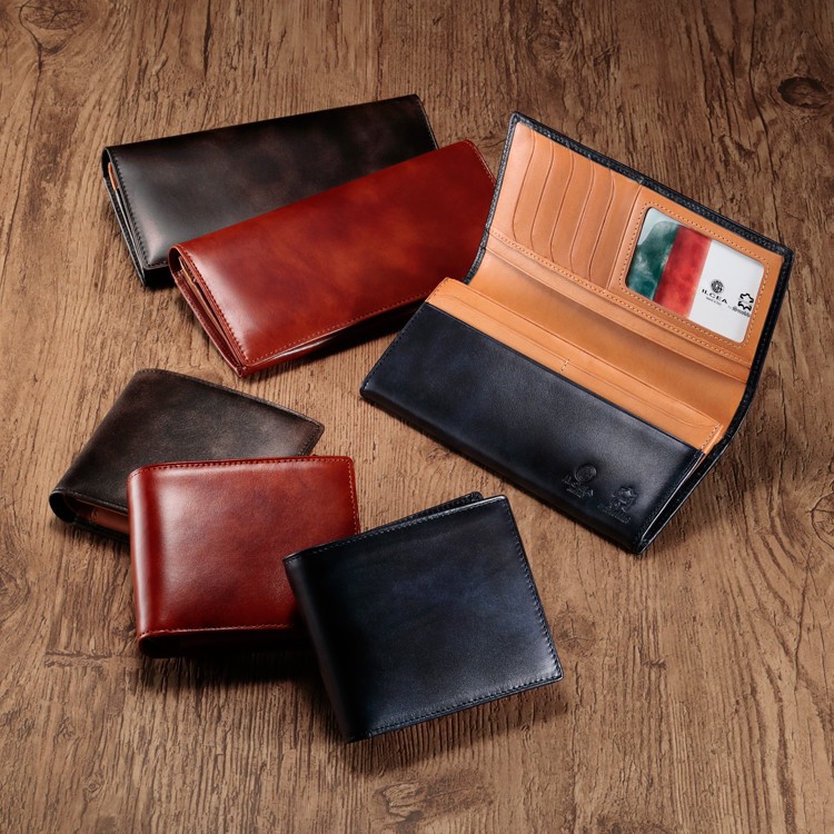 SNOBBIST] ミュージアムカーフ二つ折り財布 ブラック(ブラック): JAL