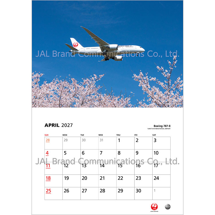 JAL FLEET 普通判(英語版)2027 FLEET 普通判(英語版)