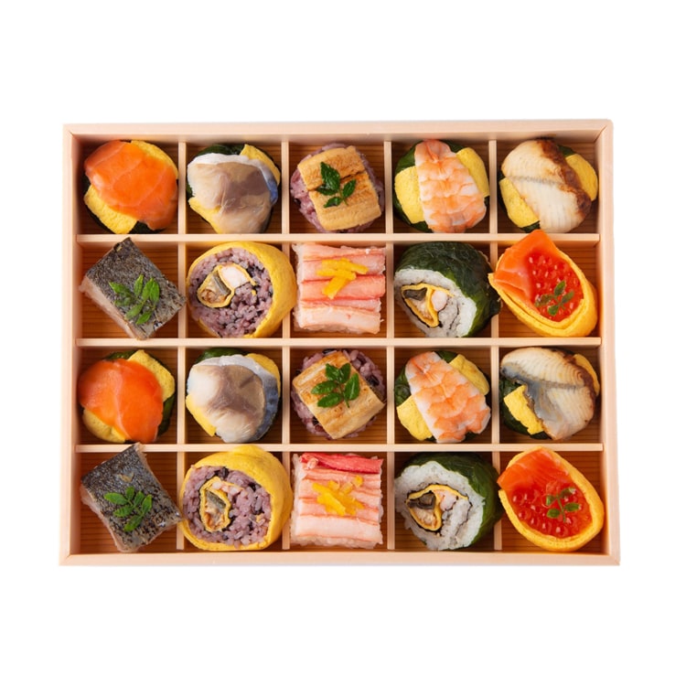 あでやか手鞠わさび葉寿し20個