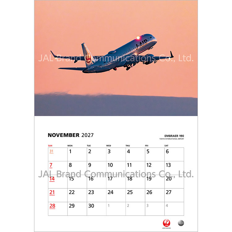 JAL FLEET 普通判(英語版)2027 FLEET 普通判(英語版)