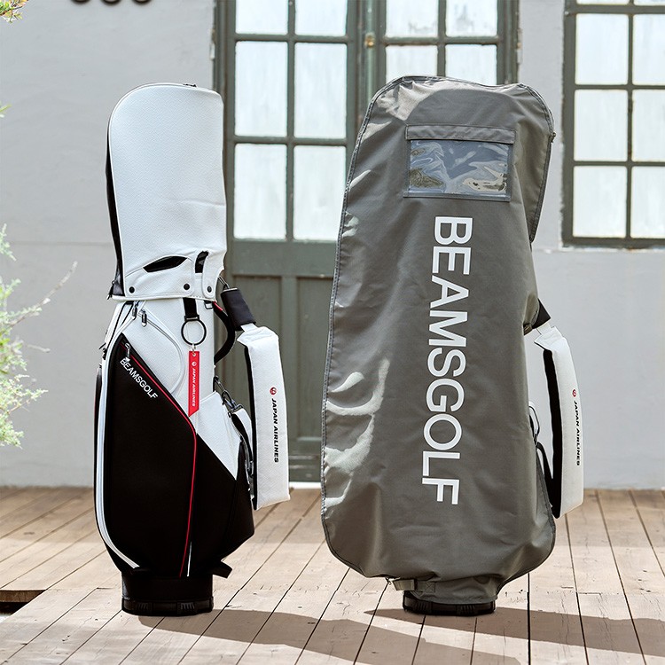 BEAMS GOLF] JALオリジナル キャディバッグ＆トラベルカバー