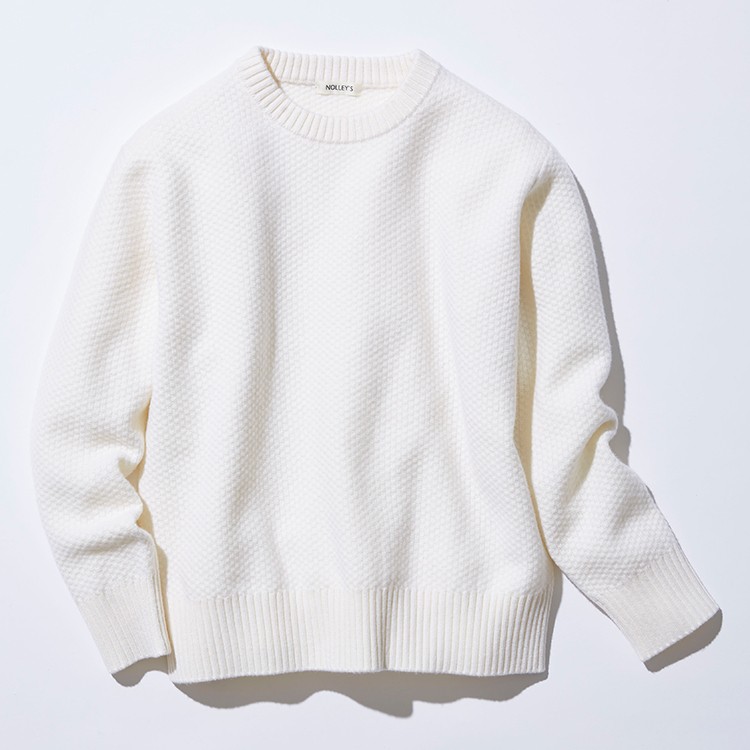ファッションノーリーズ購入 オフホワイトセーター - トップス