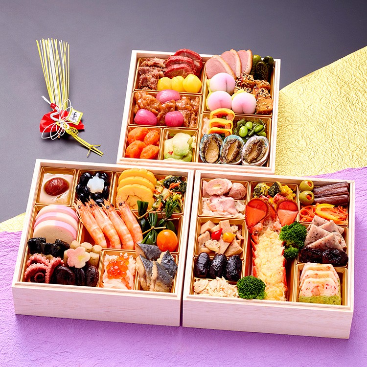 東京三銘店監修和洋中コラボ三段重