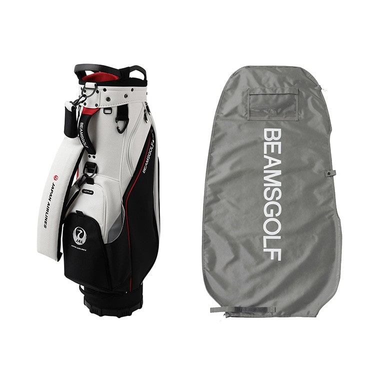 【お得】美品BEAMS GOLF キャディバッグ&カバーセット BEAMS GOLF ゴルフ / バイカラー エイトハーフ キャディバッグ