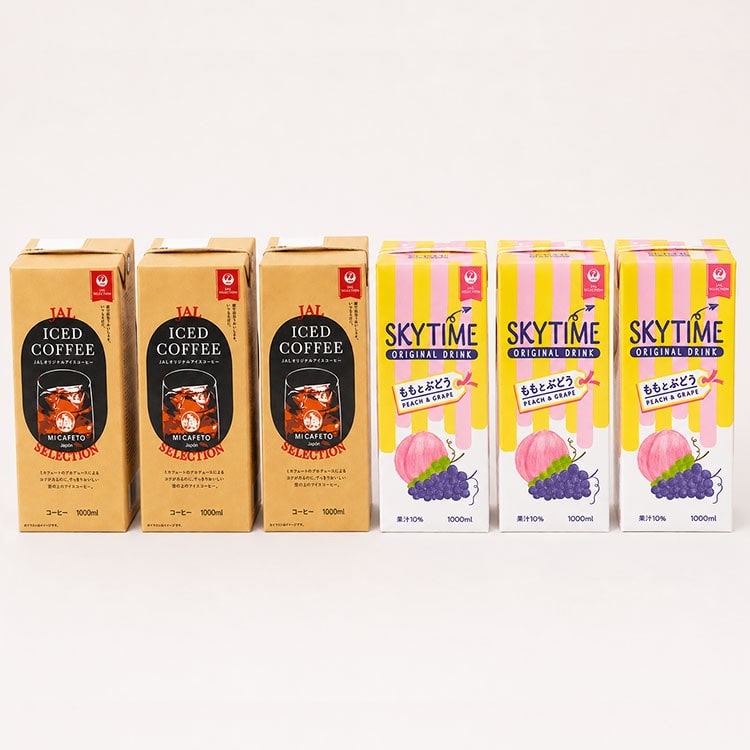JALオリジナルドリンク スカイタイム&アイスコーヒー (6本セット)