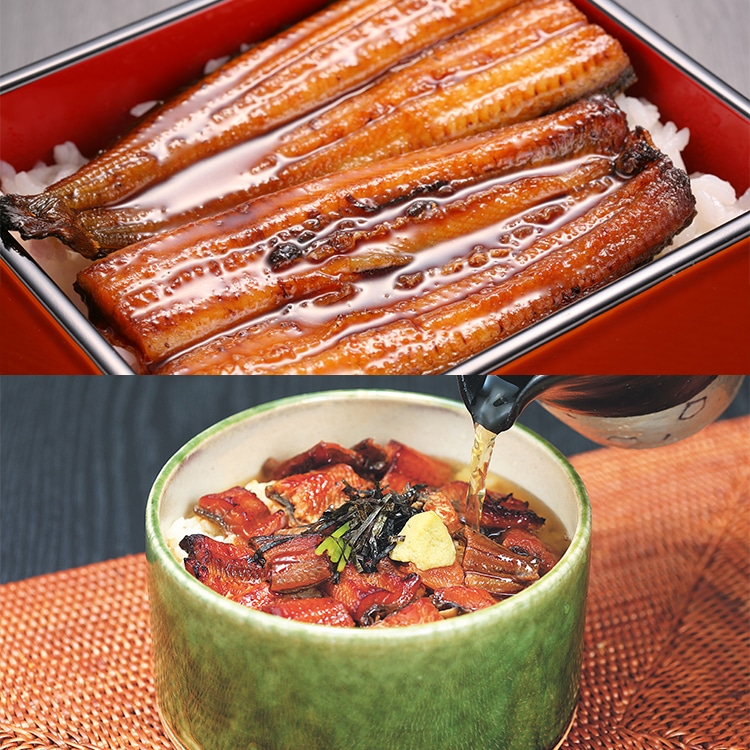 浜松・浜名湖うなぎ蒲焼&うな茶漬4人前