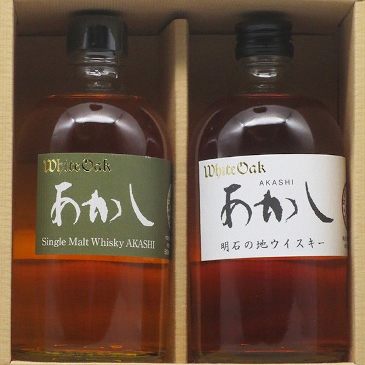 江井ヶ嶋酒造] 地ウイスキーあかし 2本セット（箱入り）: JAL