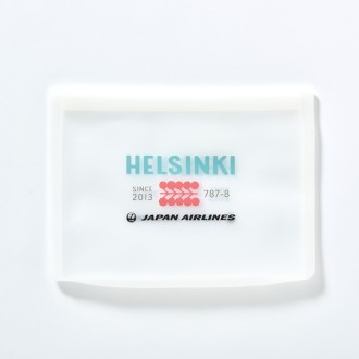 [JALオリジナル]ヘルシンキ シリコンバッグL ホワイト