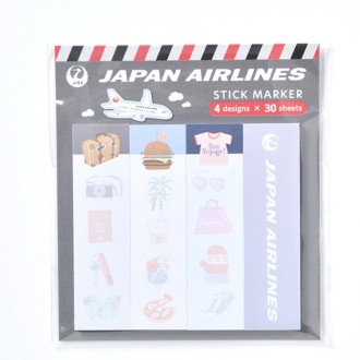 [JALオリジナル]トラベル 付箋 ブラック