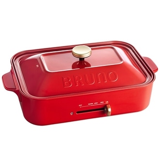 [ブルーノ]BRUNO コンパクトホットプレート レッド