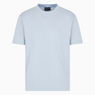 [EMPORIO ARMANI]Travel Essentials Tシャツ ジャージー素材 ブルー XL
