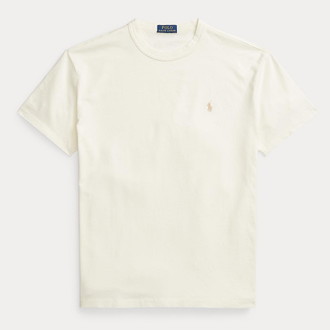 [POLO RALPH LAUREN]クラシック フィット ジャージー クルーネック Tシャツ クリーム M