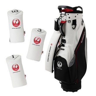 【JALコラボ商品】BRIEFING キャディバッグ ホワイト ブリーフィングキャディバッグ JAL特別仕様 JALコラボ商品】BRIEFING