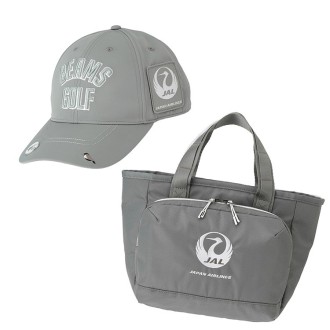 [BEAMS GOLF] JALオリジナル ツアータフタ CAP＆カートバッグ