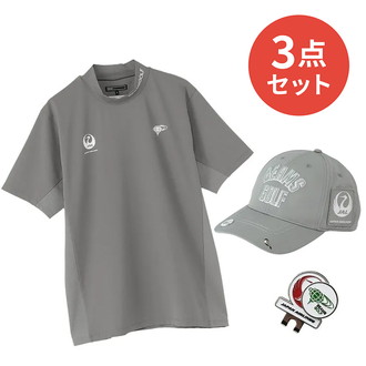Malbon ゴルフ上下セット 白×ブルー⛳特典サンバイザー付✨夏新作 Malbon ゴルフ上下セット 白×ブルー⛳特典サンバイザー付✨夏