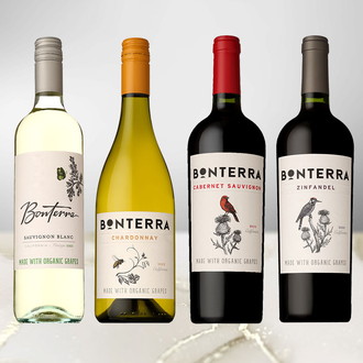 オーガニックワインデビューにおすすめ！大地の恵みを味わえる自然派カリフォルニアワイン[ボンテッラ]赤白4本セット