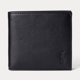[POLO RALPH LAUREN]ビルフォルド コイン ウォレット ブラック