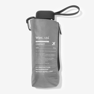 [Wpc. IZA]JALオリジナル IZAコンパクト晴雨兼用折り畳み傘 グレー