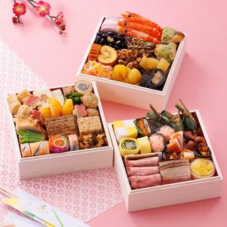 ［赤坂あじさい監修］和風おせち三段重「桜」