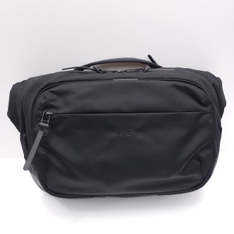 [DsBK]DANTOTSU Rectangle Sling 高密度ナイロンツイル ダントツ撥水加工 ブラック