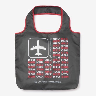 [JALオリジナル] エコバッグ JAL国内線 レッド
