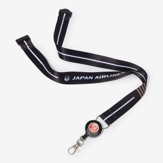 [JALオリジナル] ネックストラップ パイロット リール付き
