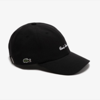 [ラコステ]RENE LACOSTE CAP RK076J ブラック