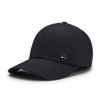 [BOSS] コットンツイルキャップ アイコニックディテール Black