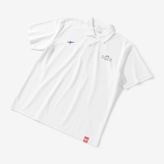 [JONES SPORTS]JALオリジナル The Active Golf Shirts WHT M