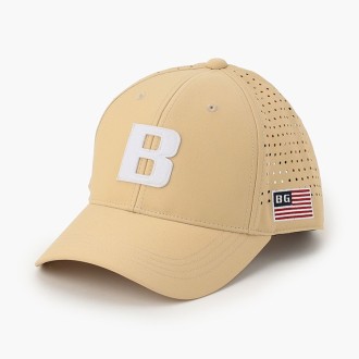 [ブリーフィング]MS PUNCHING MESH INITIAL CAP BRG261MB9 BEIGE