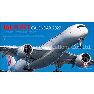 JAL FLEET 卓上判（英語版）2027