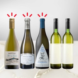 〔ワイン福袋〕 キリっと辛口！おもてなしにも安心なお食事に寄り添う白ワイン 5本セット