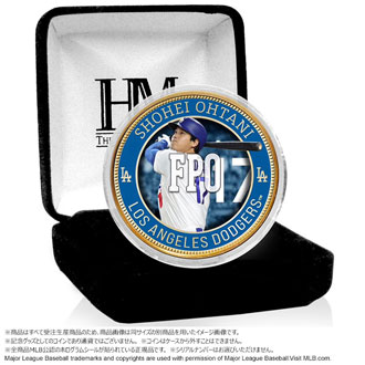 [The Highland Mint]ドジャース 大谷翔平 MLB（TM）通算300本塁打達成記念 メモリアル ゴールドコイン