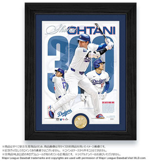 [The Highland Mint]ドジャース 大谷翔平 MLB（TM）通算300本塁打達成記念 メモリアルコインフォトミント