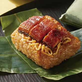 [つきじ宮川本廛]笹包み鰻おこわセット