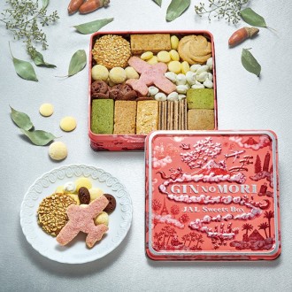 [JAL Sweets Box×GIN NO MORI]オリジナルクッキー缶「プティボワ」