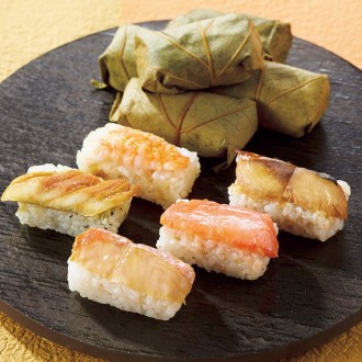 奈良[ゐざさ]柿の葉寿司蒸し寿司仕様5種30個入