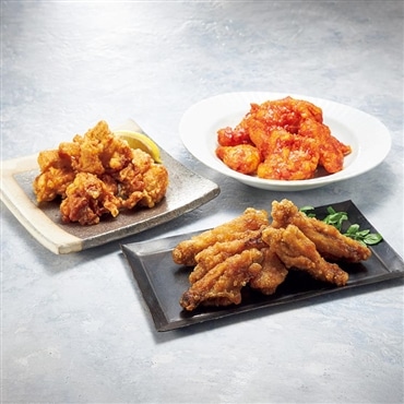空とぶからあげ3種セット（塩にんにく、あまからユズ醤油、ヤンニョム）