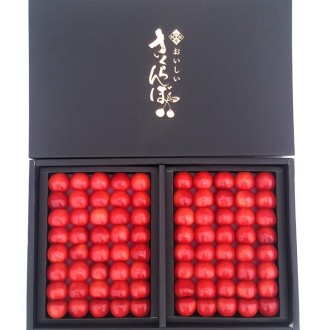 〔山形の農家の未来を考える協議会〕山形県産さくらんぼ 佐藤錦 （秀L300g×2箱）